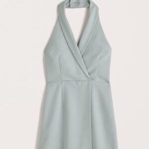 Abercrombie & Fitch Backless Dress in Mint